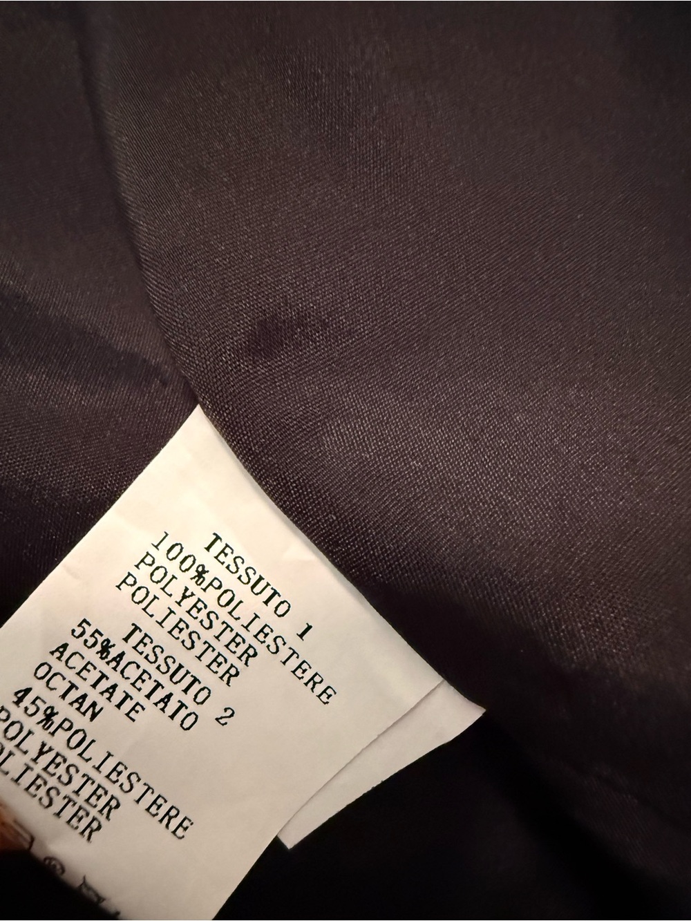 Epee From Paris - French Black Floral Textured Satin Oversized Long Blazer/Coat - Picture 16 of 16